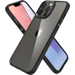 Spigen Ultra Hybrid iPhone 13 Pro Max Etui Matte Black Case