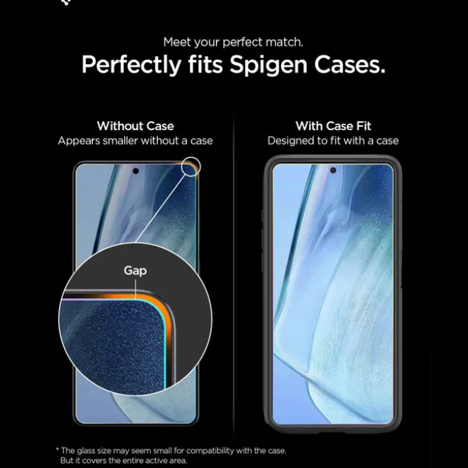 SZKŁO ANTYREFLEKSYJNE SPIGEN SAMSUNG GALAXY S26 GLAS.TR "EZ FIT PRO AC" 2-PACK CLEAR