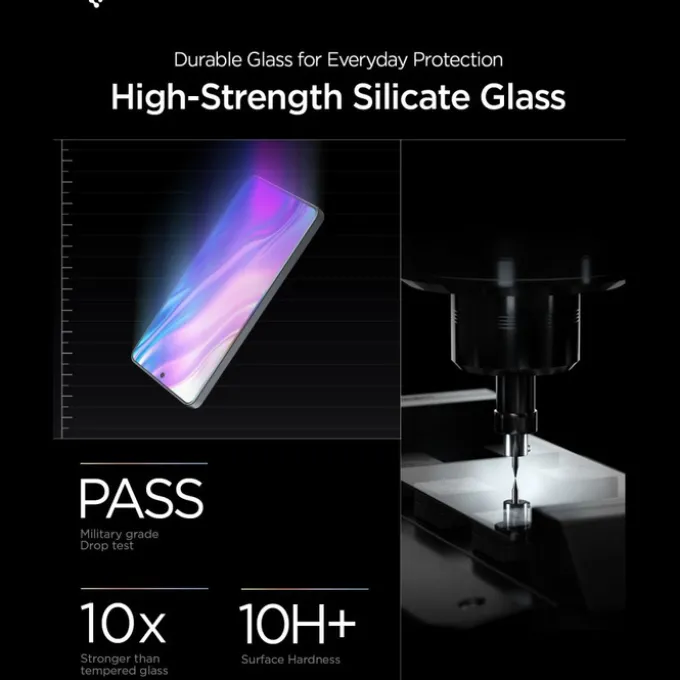 SZKŁO ANTYREFLEKSYJNE SPIGEN SAMSUNG GALAXY S26 GLAS.TR "EZ FIT PRO AC" 2-PACK CLEAR