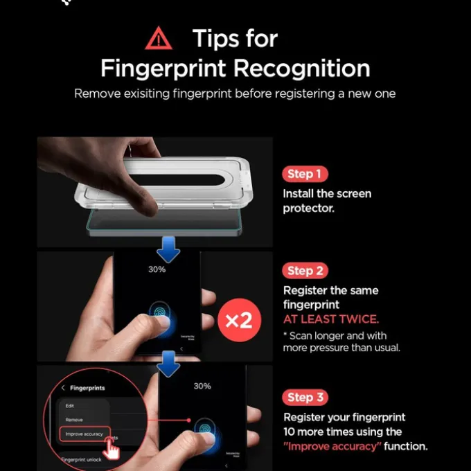SZKŁO ANTYREFLEKSYJNE SPIGEN SAMSUNG GALAXY S26 GLAS.TR "EZ FIT PRO AC" 2-PACK CLEAR