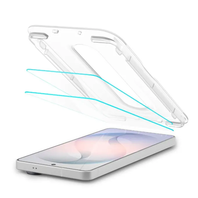 SZKŁO ANTYREFLEKSYJNE SPIGEN SAMSUNG GALAXY S26 GLAS.TR "EZ FIT PRO AC" 2-PACK CLEAR