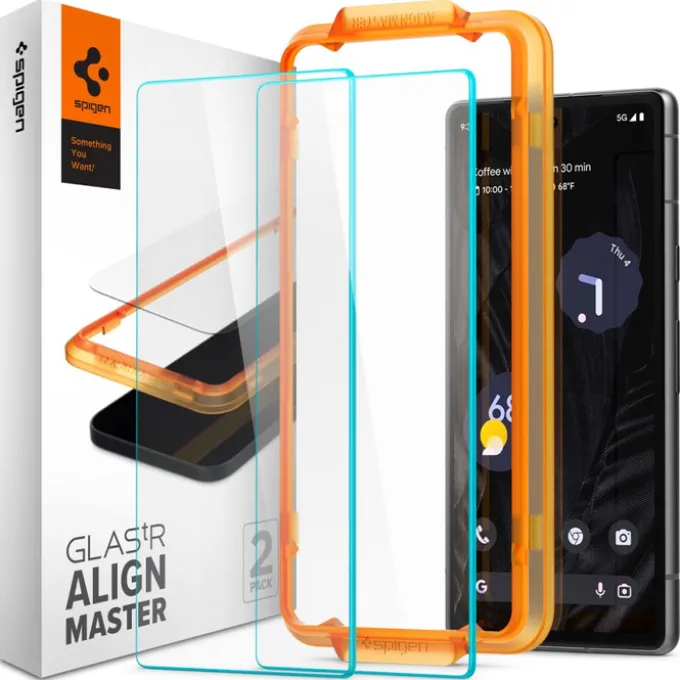 Szkło Hartowane Spigen Alm Glas.tr 2-pack Google Pixel 7A Clear