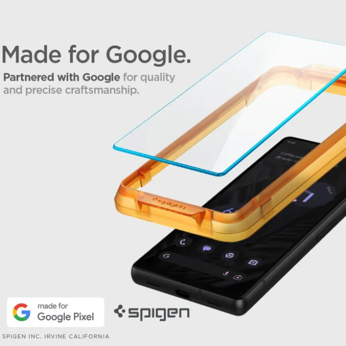 Szkło Hartowane Spigen Alm Glas.tr 2-pack Google Pixel 7A Clear