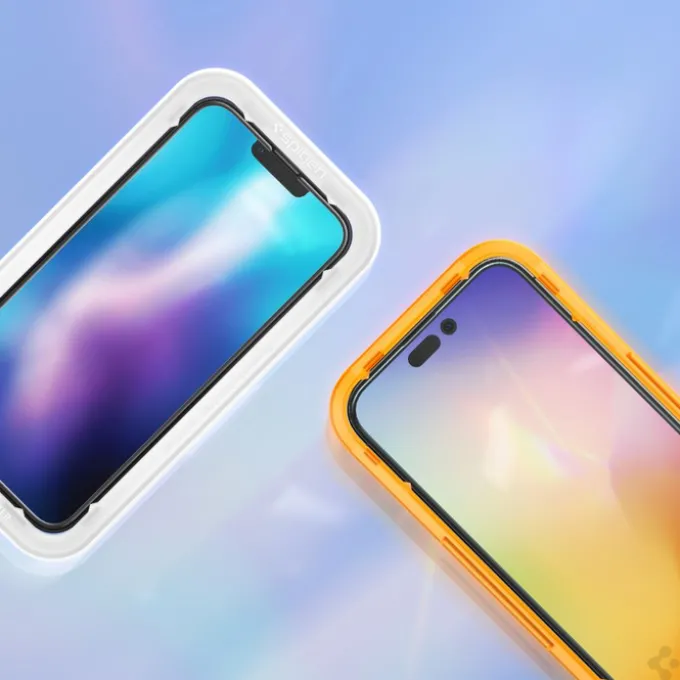 Szkło Hartowane Spigen Alm Glass Fc 2-pack iPhone 14 Pro Max Black