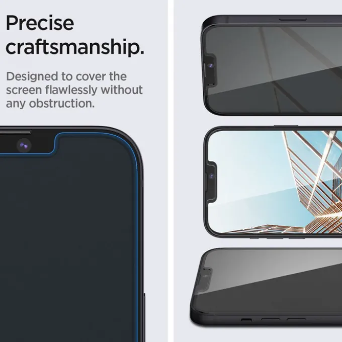 SZKŁO HARTOWANE SPIGEN Apple iPhone 13 / 13 Pro / 17E / 16E GLAS.TR Slim Privacy Glass