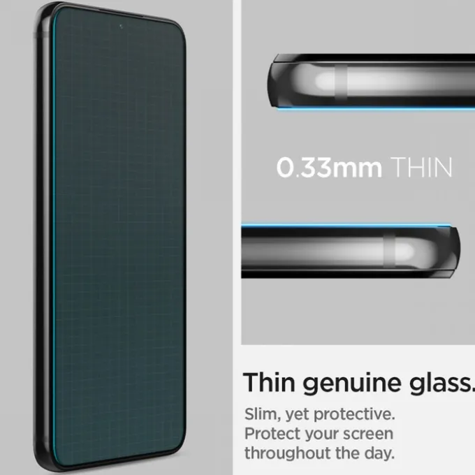 SZKŁO HARTOWANE Spigen Galaxy S22 Glas.Tr ”ez Fit” 2-Pack Samsung