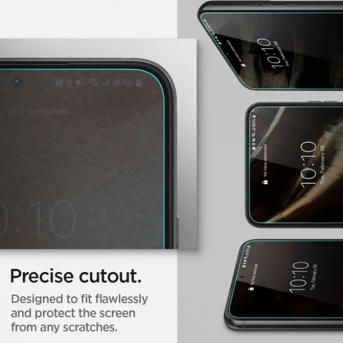 SZKŁO HARTOWANE Spigen Galaxy S22 Glas.Tr ”ez Fit” 2-Pack Samsung