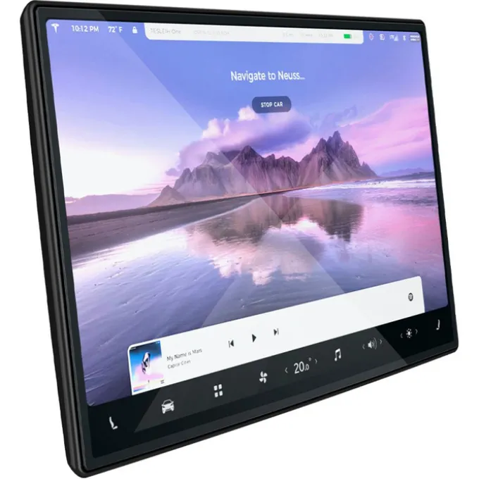 SZKŁO HARTOWANE SPIGEN GLASS FC ”EZ FIT” TESLA MODEL X 2022 / MODEL S 2021 BLACK