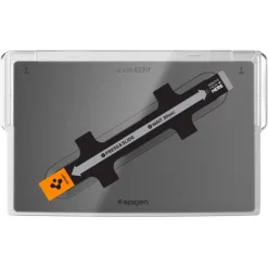 SZKŁO HARTOWANE SPIGEN GLASS FC ”EZ FIT” TESLA MODEL X 2022 / MODEL S 2021 BLACK