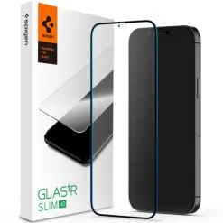 Szkło Hartowane SPIGEN Glass Fc iPhone 12 Mini Black Czarne