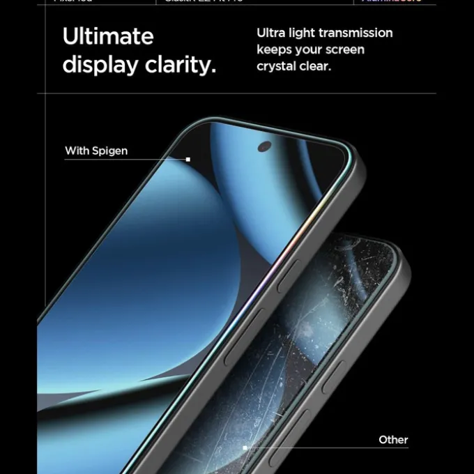SZKŁO HARTOWANE SPIGEN GLAS.TR "EZ FIT PRO AC" 2-PACK GOOGLE PIXEL 10A CLEAR