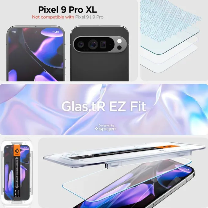 Szkło Hartowane Spigen Glas.tr ”ez Fit” 2-pack Google Pixel 9 Pro Xl / 10 Pro Xl Clear