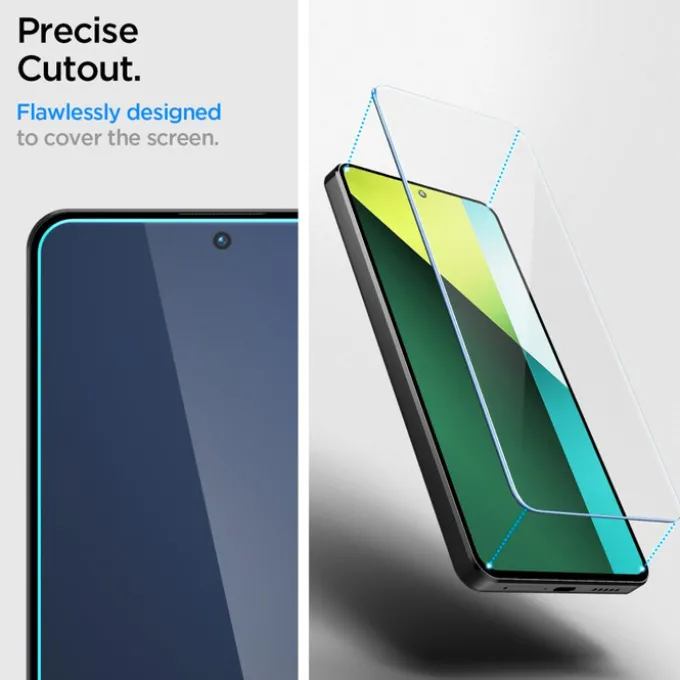 SZKŁO HARTOWANE SPIGEN GLAS.TR SLIM 2-PACK XIAOMI REDMI NOTE 13 PRO 5G CLEAR