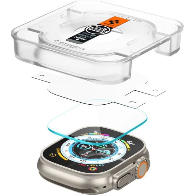 Szkło Hartowane Spigen Glas.tr ”ez Fit” 2-pack Apple Watch Ultra (49 Mm) Clear