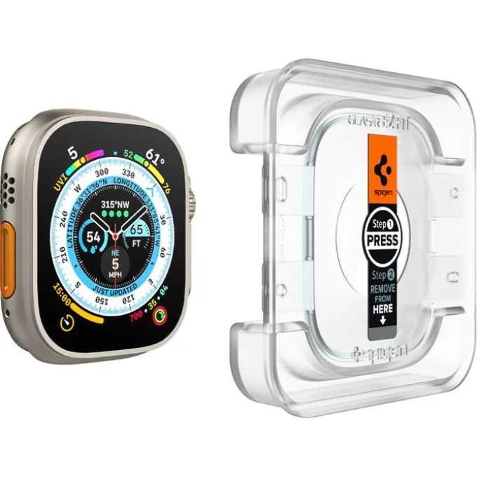 Szkło Hartowane Spigen Glas.tr ”ez Fit” 2-pack Apple Watch Ultra (49 Mm) Clear