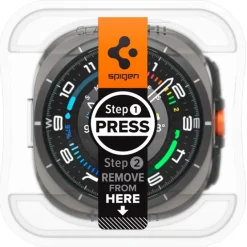 SZKŁO HARTOWANE SPIGEN GLAS.TR ”EZ-FIT” 2-PACK GALAXY WATCH ULTRA (47 MM) CLEAR