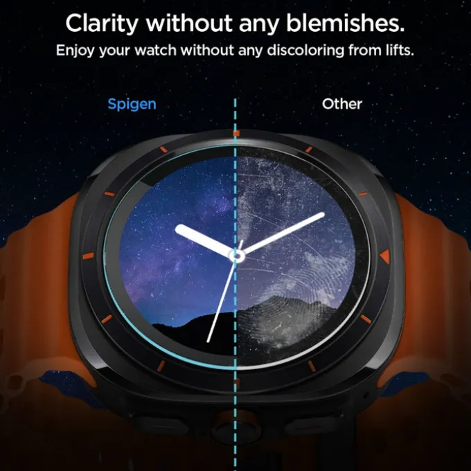 SZKŁO HARTOWANE SPIGEN GLAS.TR ”EZ-FIT” 2-PACK GALAXY WATCH ULTRA (47 MM) CLEAR