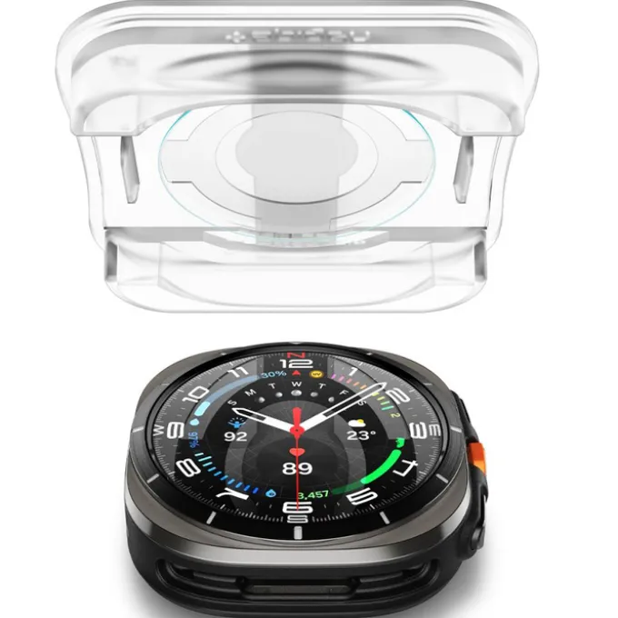 SZKŁO HARTOWANE SPIGEN GLAS.TR ”EZ-FIT” 2-PACK GALAXY WATCH ULTRA (47 MM) CLEAR