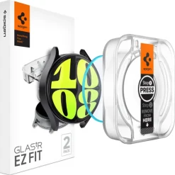 SZKŁO HARTOWANE SPIGEN GLAS.TR ”EZ-FIT” 2-PACK GALAXY WATCH 7 (40 MM) CLEAR