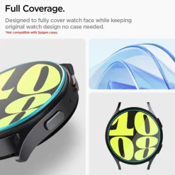 SZKŁO HARTOWANE SPIGEN GLAS.TR ”EZ-FIT” 2-PACK GALAXY WATCH 7 (40 MM) CLEAR