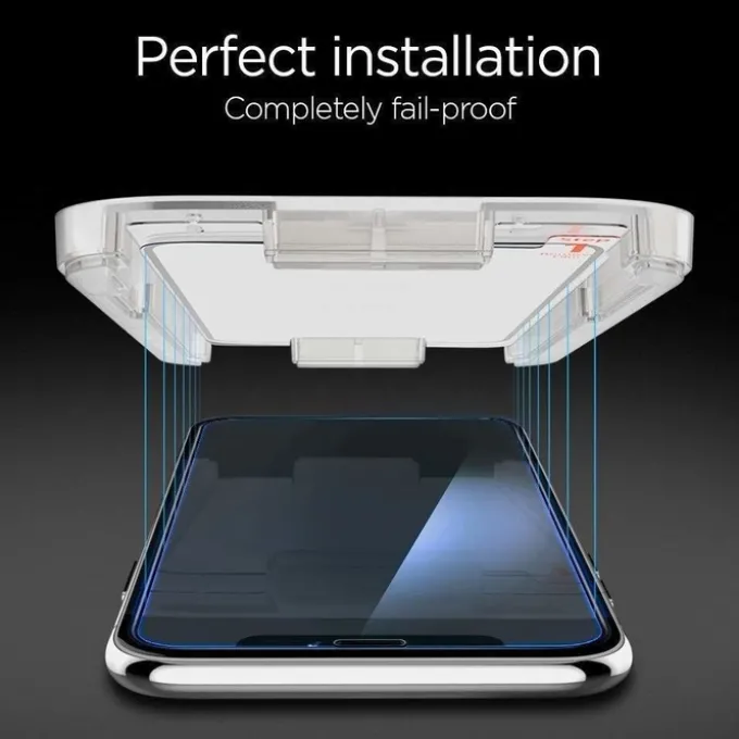 Szkło Hartowane SPIGEN GLAS.TR EZ FIT HD Apple iPhone XR