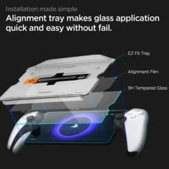 SZKŁO HARTOWANE SPIGEN GLAS.TR ”EZ FIT” SONY PLAYSTATION PORTAL CLEAR