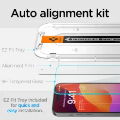 Szkło Hartowane Spigen Glas.tr ”ez Fit” iPhone 15 Plus Clear