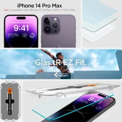 Szkło Hartowane Spigen Glas.tr ”ez Fit” 2-pack iPhone 14 Pro Max Clear