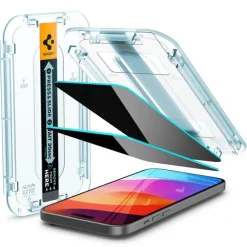 Szkło Hartowane Spigen Glas.tr ”ez Fit” 2-pack iPhone 15 Pro Privacy