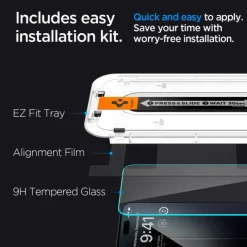 Szkło Hartowane Spigen Glas.tr ”ez Fit” 2-pack iPhone 15 Pro Clear