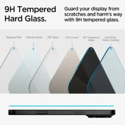 Szkło Hartowane Spigen Glas.tr ”ez Fit” 2-pack iPhone 15 /16 Privacy