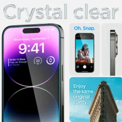 Szkło Hartowane Spigen Glas.tr ”ez Fit” 2-pack iPhone 14 Pro Clear