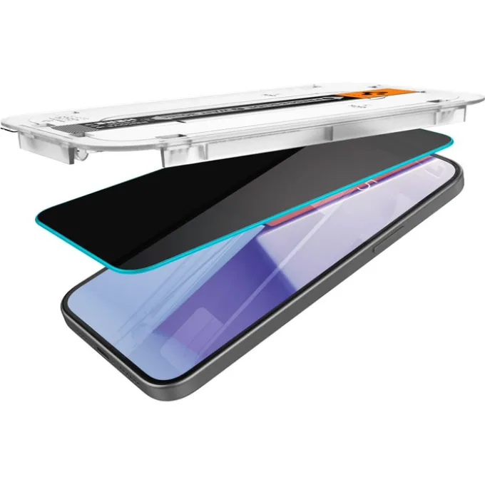 Szkło Hartowane Spigen Glas.tr ”ez Fit” 2-pack iPhone 15 Pro Max Privacy