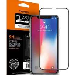 Szkło Hartowane SPIGEN GLAS.TR Slim HD Apple iPhone 11 Pro X XS Full Cover FC