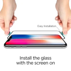 Szkło Hartowane SPIGEN GLAS.TR Slim HD Apple iPhone 11 Pro X XS Full Cover FC