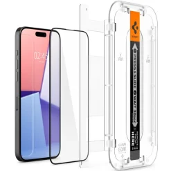 Szkło Hartowane Spigen Glas.tr ”ez Fit” Fc iPhone 15 Pro Max Black