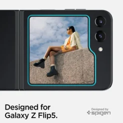 SZKŁO HARTOWANE SPIGEN GLAS.TR ”EZ FIT” 2-PACK GALAXY Z FLIP 5 CLEAR