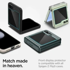 SZKŁO HARTOWANE SPIGEN GLAS.TR ”EZ FIT” 2-PACK GALAXY Z FLIP 5 CLEAR