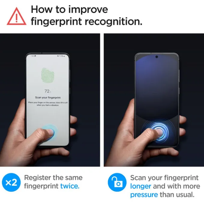 SZKŁO HARTOWANE SPIGEN GLAS.TR ”EZ FIT” 2-PACK GALAXY A56 / S24 FE CLEAR
