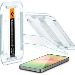 SZKŁO HARTOWANE SPIGEN GLAS.TR ”EZ FIT” 2-PACK GALAXY A56 / S24 FE CLEAR