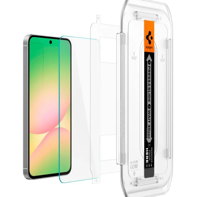 SZKŁO HARTOWANE SPIGEN GLAS.TR ”EZ FIT” 2-PACK GALAXY A56 / S24 FE CLEAR