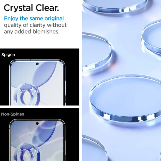 SZKŁO HARTOWANE SPIGEN GLAS.TR ”EZ FIT” 2-PACK GALAXY A56 / S24 FE CLEAR
