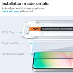 SZKŁO HARTOWANE SPIGEN GLAS.TR ”EZ FIT” 2-PACK GALAXY A56 / S24 FE CLEAR