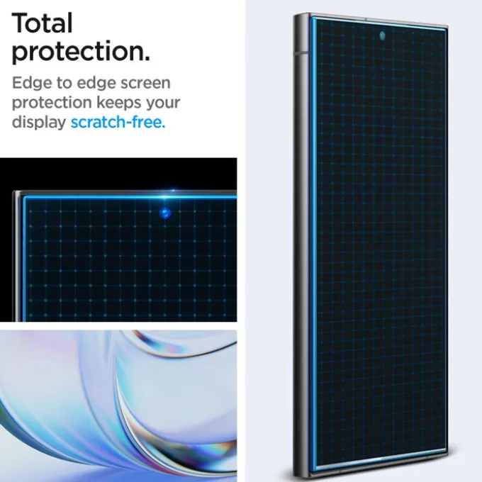 SZKŁO HARTOWANE SPIGEN GLAS.TR ”EZ FIT” 2-PACK GALAXY S24 ULTRA PRIVACY