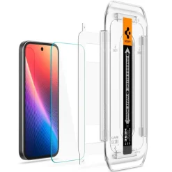 SZKŁO HARTOWANE SPIGEN GOOGLE PIXEL 9A GLAS.TR ”EZ FIT” 2-PACK CLEAR