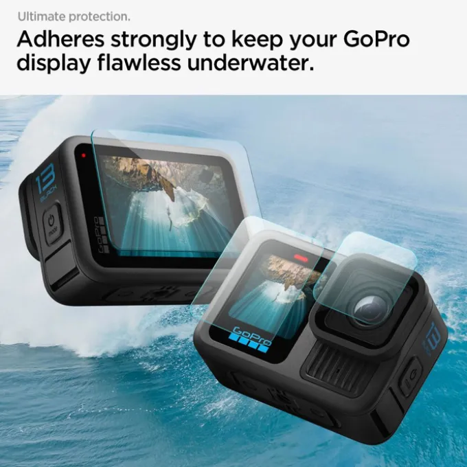 SZKŁO HARTOWANE SPIGEN GOPRO HERO 13 GLAS.TR SLIM 2-SET CLEAR