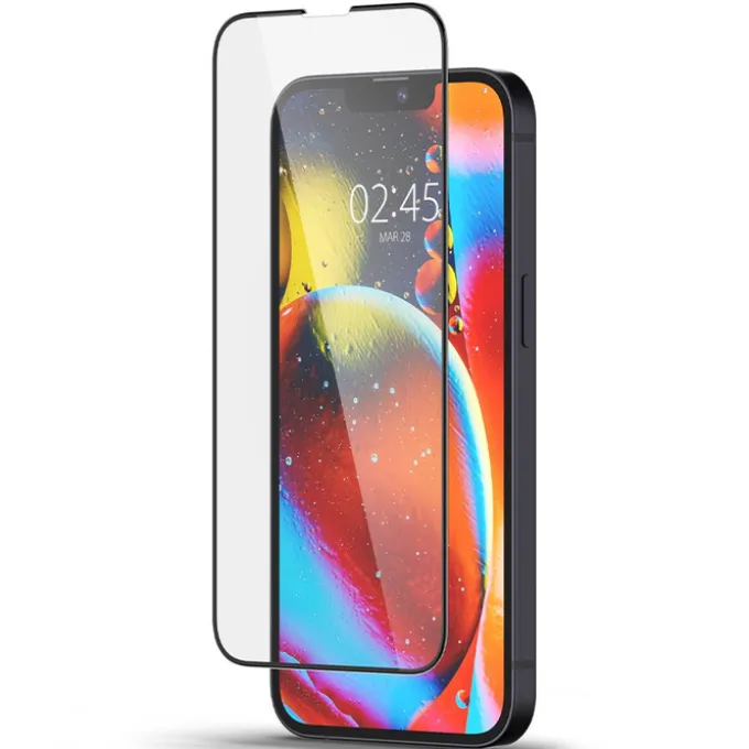 Szkło Hartowane SPIGEN iPhone 13 Mini Glass Fc Black