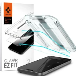 Szkło Hartowane Spigen iPhone 16 Plus / 15 Plus Glas.tr ”ez Fit” 2-pack
