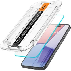 Szkło Hartowane Spigen iPhone 16 Plus / 15 Plus Glas.tr ”ez Fit” 2-pack