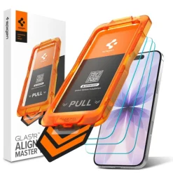 SZKŁO HARTOWANE SPIGEN IPHONE 17 ALM GLAS.TR SLIM 3-PACK CLEAR